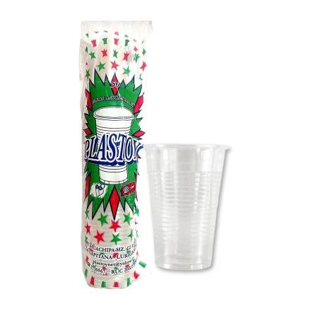 Vasos Descartables Plastico 6.5 Oz Plastoy