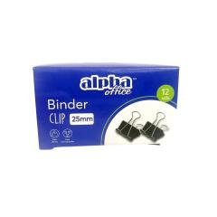 Clip Maneceilla Binder Caja de 12 Alpha Officce