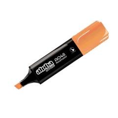 Marcador Plumon Resaltador AO48 Naranja Alpha Office